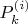 $P_k^{(i)}$