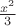 $\frac{x^2}{3}$