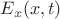 $E_x(x,t)$