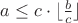 $a \le c \cdot \lfloor \frac{b}{c} \rfloor$ $a \le c \cdot \lfloor \frac{b}{c} \rfloor$