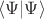$\langle \Psi \vert \Psi \rangle$