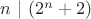$n\ |\ (2^n+2)$