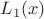 $L_1(x)$