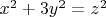 $x^2+3y^2 = z^2$