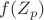 $f(Z_p)$