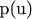 p(u)