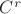 $ C^{r}$