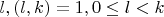 $l, (l,k)=1, 0\leq l< k$