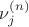 $\nu_j^{(n)}$