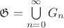 $\mathfrak G=\bigcup\limits_{n=0}^{\infty}G_n$