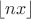 $\left \lfloor nx \right \rfloor$