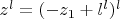 $z^l=(-z_1+l^l)^l$