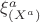 $\xi ^a_{(X^a)}$