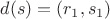 $d(s) = (r_1, s_1)$ $d(s) = (r_1, s_1)$
