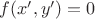 $f(x', y')=0$