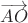 $\overrightarrow{AO}$