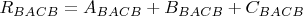 $R_{BACB}=A_{BACB}+B_{BACB}+C_{BACB}$
