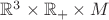${\mathbb R}^3\times {\mathbb R}_+\times M$