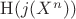 $\mathrm{H}(j(X^n))$