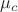 $\mu_c$