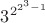 $3^{2^{2^3 - 1}}$