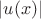 $|u(x)|$