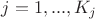 $j=1,...,K_j$