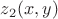$z_2(x,y)$