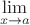 $$\lim\limits_{x\to a}^{}$$