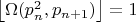 $\left\lfloor \Omega(p_n^2,p_{n+1})\right\rfloor =1$