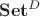 $\mathbf{Set}^D$