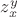 $z^y_x$