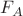 $F_{A}$