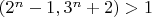 $НОД(2^n-1,3^n+2)>1$