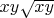$xy\sqrt{xy}$