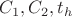 $C_1, C_2, t_h$