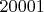 ${20001}$