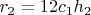 $r_2=12c_1h_2$