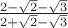 $\frac{2-\sqrt{2}-\sqrt{3}}{2+\sqrt{2}-\sqrt{3}}$