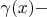 $\gamma(x) -$