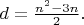 $d= \frac{n^2-3n}{2}.\,$