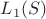 $L_1(S)$