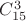 $C_{15}^3$