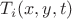 $T_i(x,y,t)$