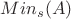 $Min_s(A)$