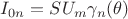 $I_{0n}=SU_m\gamma_n(\theta)$