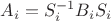 $A_{i}=S_{i}^{-1}B_{i}S_{i}$