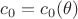 $c_0=c_0(\theta)$