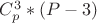 $C_p^3*(P-3)$