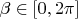 $\beta\in[0,2\pi]$